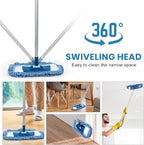 MAVRIZ Dust Mop for Hardwood Floor Washable Wet and Dry Mop - Image 2