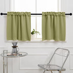 Pickluc Rod Pocket Tier Curtain by PICKLUC