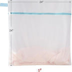 Polecasa 2Pcs 24 x 24 Inches Extra Durable Fine Mesh Laundry Bags - Image 6