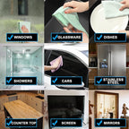 Nanoscale Cleaning Cloth, Easy Clean Fish Scale Microfiber Glass Cleaning - Image 5