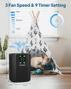 Air Purifier for Home Bedroom, Cobectal Room Air Cleaner - Image 7