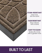 DEXI Front Door Mat Outside Entrance, Heavy Duty Non Slip Low Profile Doormat - Image 3