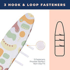 Ironing Board Cover and Pad Extra Thick Heavy Duty Padded 4 Layers Non Stick - Image 4
