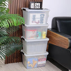 Zopnny 25 Quart Clear Storage Bin - Image 4
