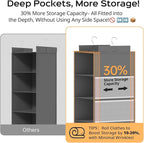 Deep Hanging Closet Organizers and Storage, Closet Hanging Storage Shelves - Image 3