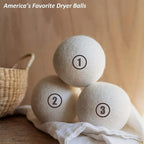 Sheep Wool Dryer Balls 4 Pack XL Premium Natural Fabric Softener, Reusable - Image 6