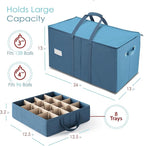 Hearth & Harbor Large Christmas Ornament Storage Box - Image 3