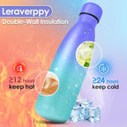 25oz Cola-Bottle Shaped Stainless Steel Leak-proof Water Bottle, Double Wall - Image 3