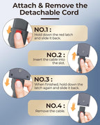 1200W Travel Steamer for Clothes Portable Mini, Dual Voltage, Small Foldable - Image 9