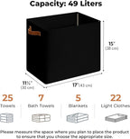 GRANNY SAYS Large Storage Baskets, Closet Storage Bins, Collapsible Storage Bin - Image 3