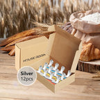 HOUSE AGAIN 12 Small Pack Stainless Steel Chip Bag Clips Covered - Image 6