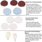 Windshield Scratch Remover Set Glass Polishing Kit Abrasive Discs Polish Pads - Image 8