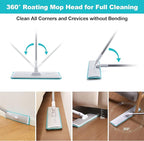 JOYMOOP 18 Inch Dust Mop for Hardwood Floors, Heavy Duty Industrial Wet Dry Mops - Image 6