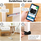Rubber Non-Slip Furniture Pads Furniture Casters Cup Floor Protector - Image 8