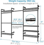 Timate F3 Garment Rack Heavy Duty Clothes Rack - Image 5