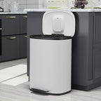 13 Gallon Stainless Steel Foot Pedal Large Trash Can - Image 8
