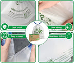 8 Gallon Compostable Trash Bags, Heavy Duty Extra Thick Compost Bags, Kitchen - Image 3