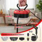 Saker Steam Cleaner for Home, 6-Level Adjustable Steamer for Cleaning, Portable - Image 7