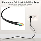 Zonon 2 Rolls Aluminum Foil Tape Heat Shield Tape Barrier Adhesive Reflective - Image 6