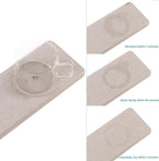 2 Pcs Water Absorbing Stone Trays, Kitchen/Bathroom Sink Soap Dish, Diatomite - Image 7