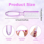 50 Pcs Handle Grip Nail Scrubber Brushes, Manicure Pedicure Cleaning Brushes - Image 2