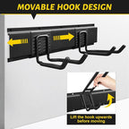 Garage Tool Organizer Wall Mount, 48 Inches Garden Tool Organizer - Image 3