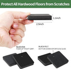 Ezprotekt 2.5" Felt Furniture Movers Sliders - Image 2