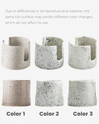 Kitchen Sink Sponge Holder, Dish Sponge Rack Ceramic Brush Holder Farmhouse - Image 3