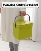 Countertop Compost Bin Kitchen, 1.8 Gallons Hanging Trash Can - Image 6