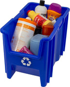 Commercial Industrial Heavy Duty Stackable Open-Front Recycling Bin Box - Image 8