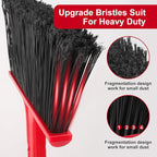 Angle Broom with 58″ Long Handle – 14″ Wide Stiff Bristles - Image 3