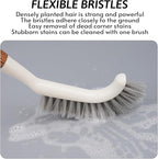 Crevice Cleaning Brush, Hard Bristle Grout Brush Gap Cleaner Tool - Image 4