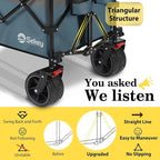 Sekey 48''L Collapsible Foldable Extended Wagon - Image 3
