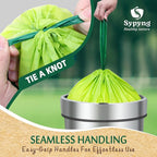 Compostable Trash Bags 6-8 Gallon – Heavy Duty, 1.1 Mil Thick, 100% - Image 8