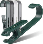12 Pcs Large Clothes Pins Towel Clips, Strong Plastic Clothes Hanger. S Hook - Image 2