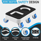 Furniture Dolly with Dual Groove Design: Furniture Sliders with 6 Wheels - Image 2