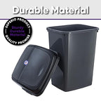 Superio 13 Gallon Plastic Swing Lid Trash Can, and Outdoor Use - Image 3