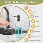 AmazerBath Soap Dispenser, 2 Pack Glass Soap Dispenser - Image 5