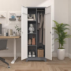 Broom Closet, Metal Storage Cabinet - Image 2
