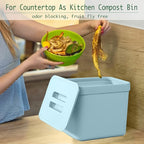 LALASTAR Kitchen Compost Bin, Hanging Trash Can - Image 2
