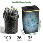 Recycling Bin for Kitchen Indoor Home, Large 100L/ 27 Gallon Recycle Bin - Image 4