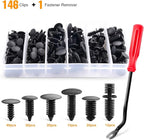 GOOACC 146PCS Nylon Bumper Shield Retainer & Double End Xmas Tree Retainers - Image 2