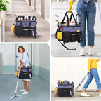 Large Rolling Cleaning Caddy Bag - Image 6