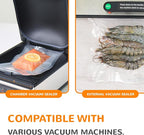 All-in-One Variety Pack Vacuum Sealer Bags & Rolls – 50x 6''x10'', 70x 8''x12'' - Image 5