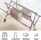 5Poles Clothes Drying Rack, Stainless Steel Laundry Rack - Image 6