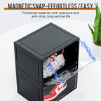 KEFA XL Shoe Storage Box Organizer, 6 Pack Shoe Boxes Clear Plastic Stackable - Image 5