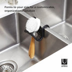 Umbra Sling Kitchen Sink Accessory, Single-Sided Sponge Holder - Image 4