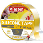 XFasten Self Fusing Silicone Tape Waterproof – 1" x 36 Feet Yellow, Self by XFasten
