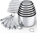 TILUCK Stainless Steel Measuring Spoons Set, Coffee Scoop Spoon, Kitchen Gadgets by TILUCKBringsGoodLuck