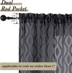 Aiyufeng Extra Long Sheer Curtains 96 Inches Long - Image 4